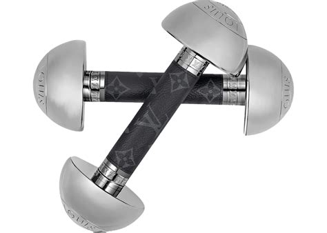 dumbbell louis vuitton|louis vuitton designer dumbbells.